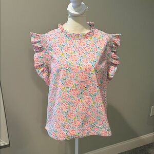 JODIFL Multicolor Floral Top - like new